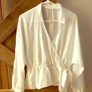 Mustard Seed wrap top